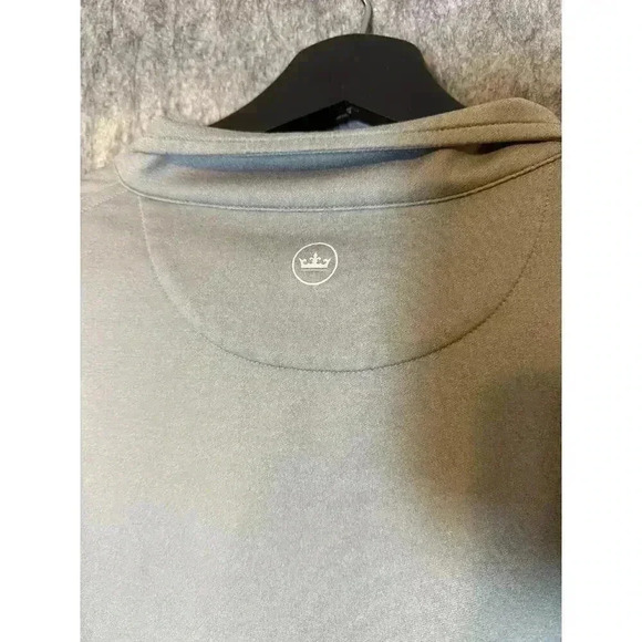 Peter Millar Gray Performance Quarter Zip EUC - Medium - Picture 5 of 6